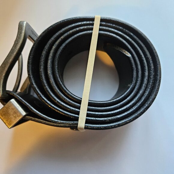 TOMMY HILFIGER LOGO LEATHER BELD SIZE 34" - Picture 2 of 2